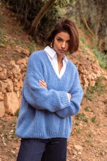 Mohair sweater - ALABAMA - Nina Kendosa