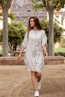 Linen Dress - CLAIRE - Nina Kendosa