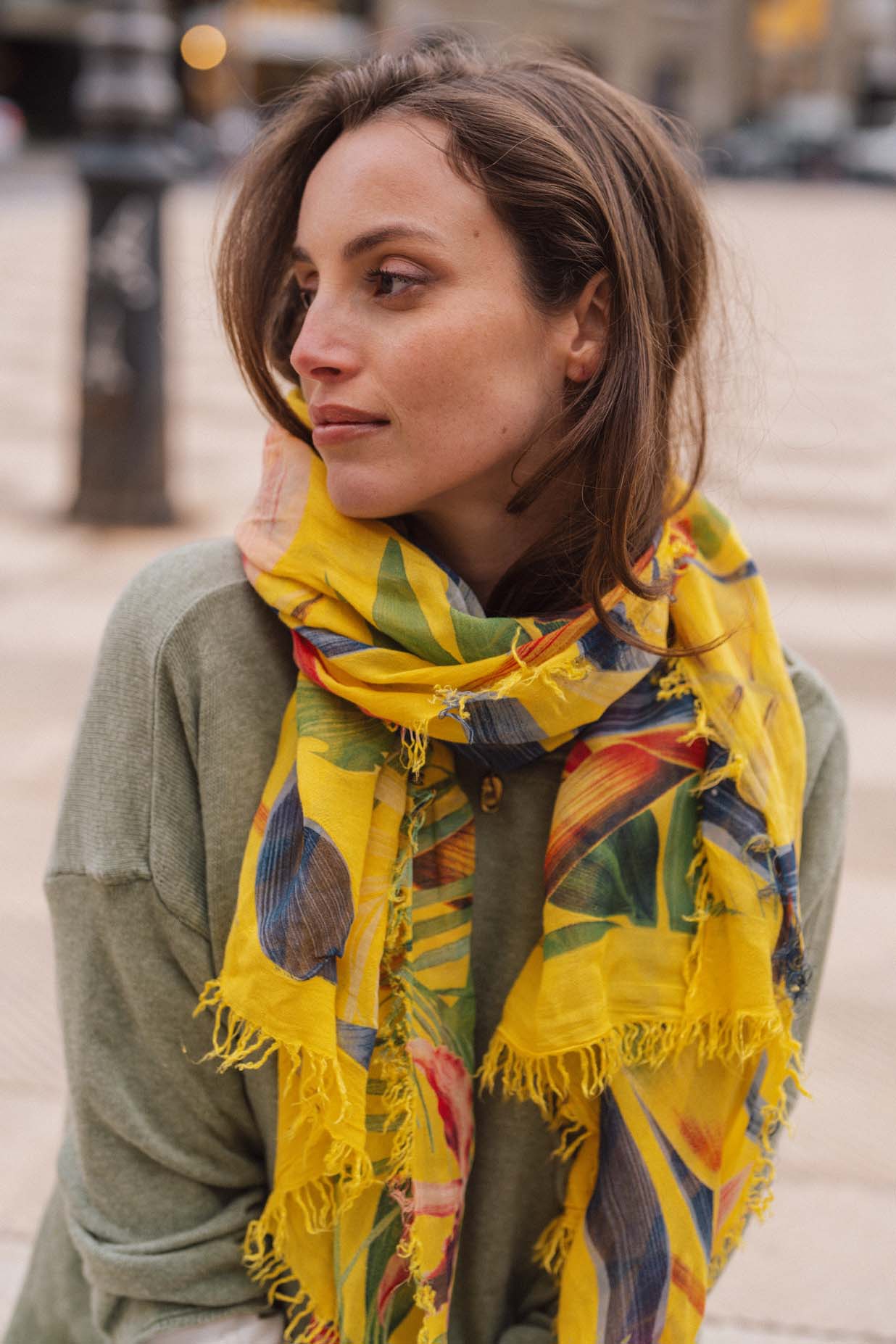 Tropical Scarf - ANTONIA - Nina Kendosa